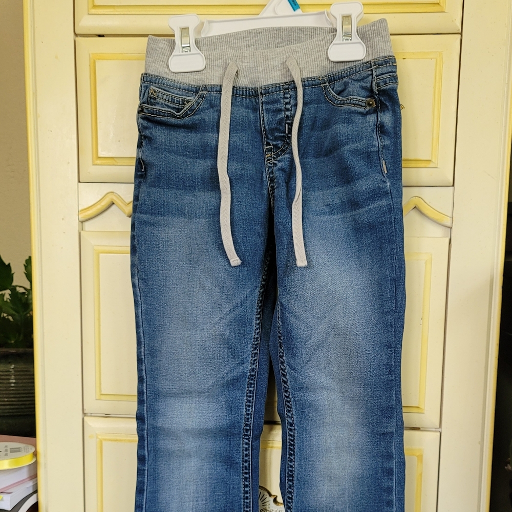 Justice comfy waist jeans Girls Slim 8 - Picture 2 of 6